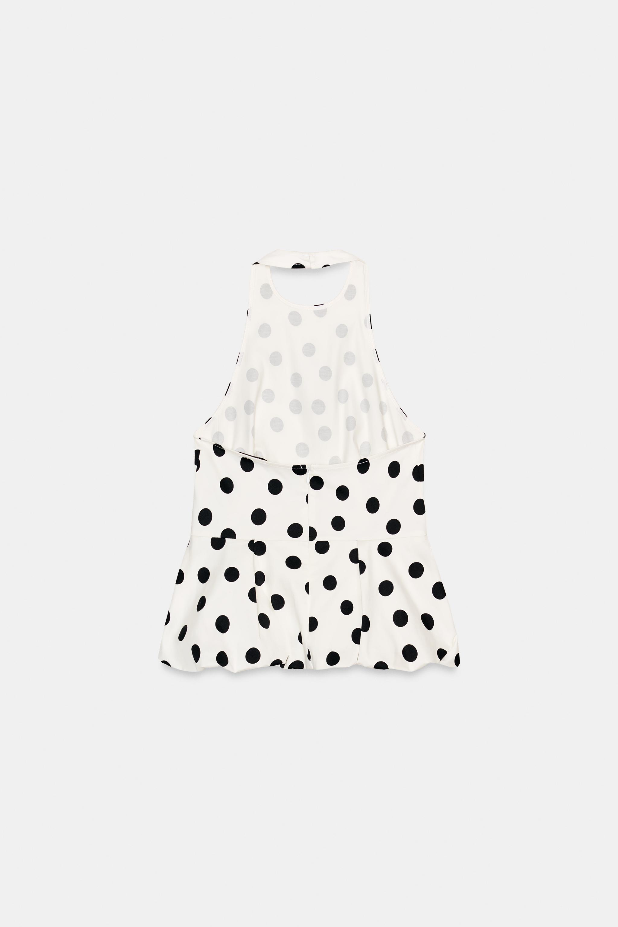 POLKA DOT BALLOON TOP